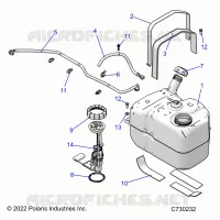 SISTEMA DI ALIMENTAZIONE CARBURANTES, FUEL TANK ASM.