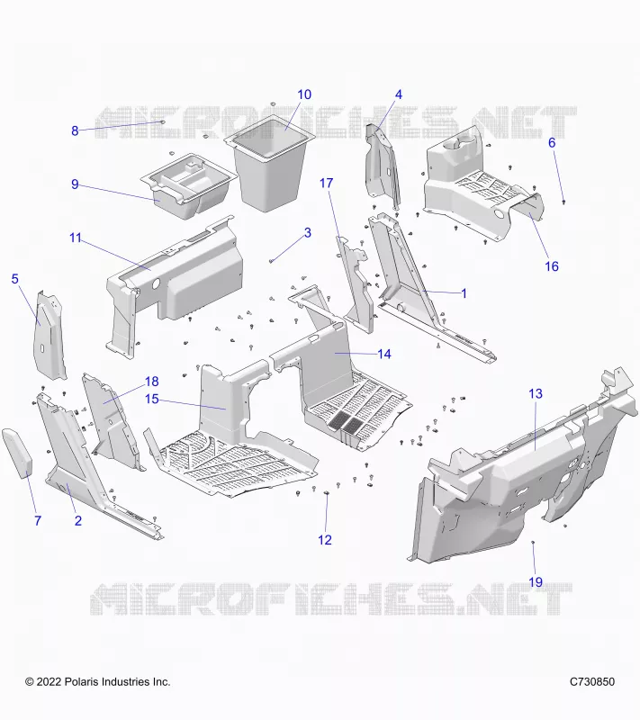 CARROZZERIA INFERIORE ANTERIORE AND ROCKERS