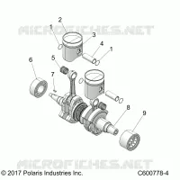 ENGINE, PISTONE & ALBERO MOTORE