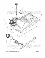 SISTEMA DI ALIMENTAZIONE CARBURANTE, FUEL TANK ASM.