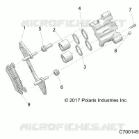 FRENO POSTERIORE CALIPER