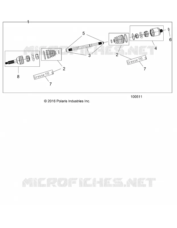 TRASMISSIONE, REAR HALF SHAFT (FROM 4/26/16)