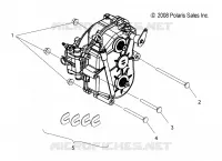 TRASMISSIONE, GEARCASE MOUNTING