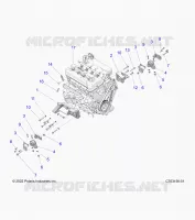 MOTORE, MOUNTING & LONG BLOCK