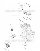 ENGINE, THROTTLE BODY AND VALVOLA COPERTURA