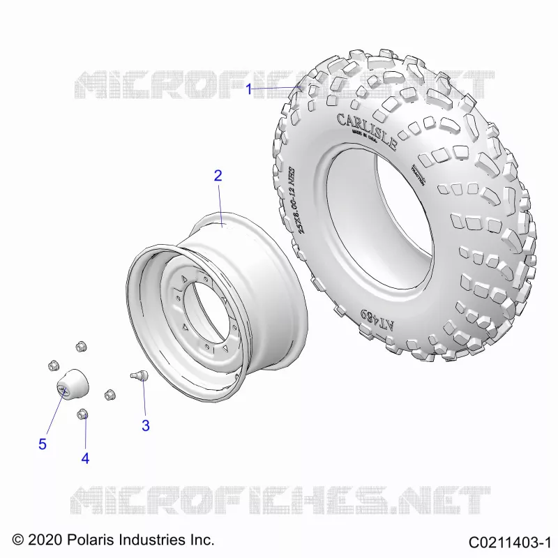 RUOTAS, FRONT TIRE