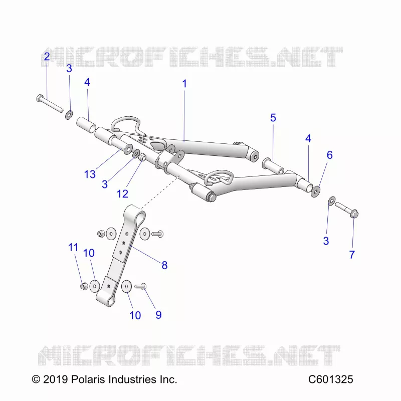 SUSPENSION, ANTERIORE COPPIA ARM