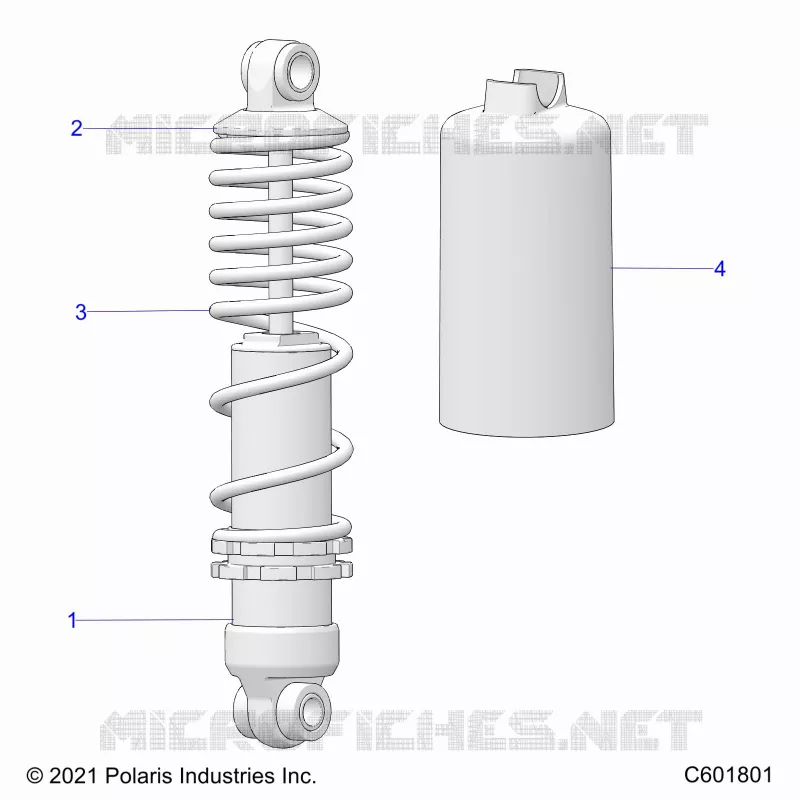 SUSPENSION, SHOCK ANTERIORE TRACK