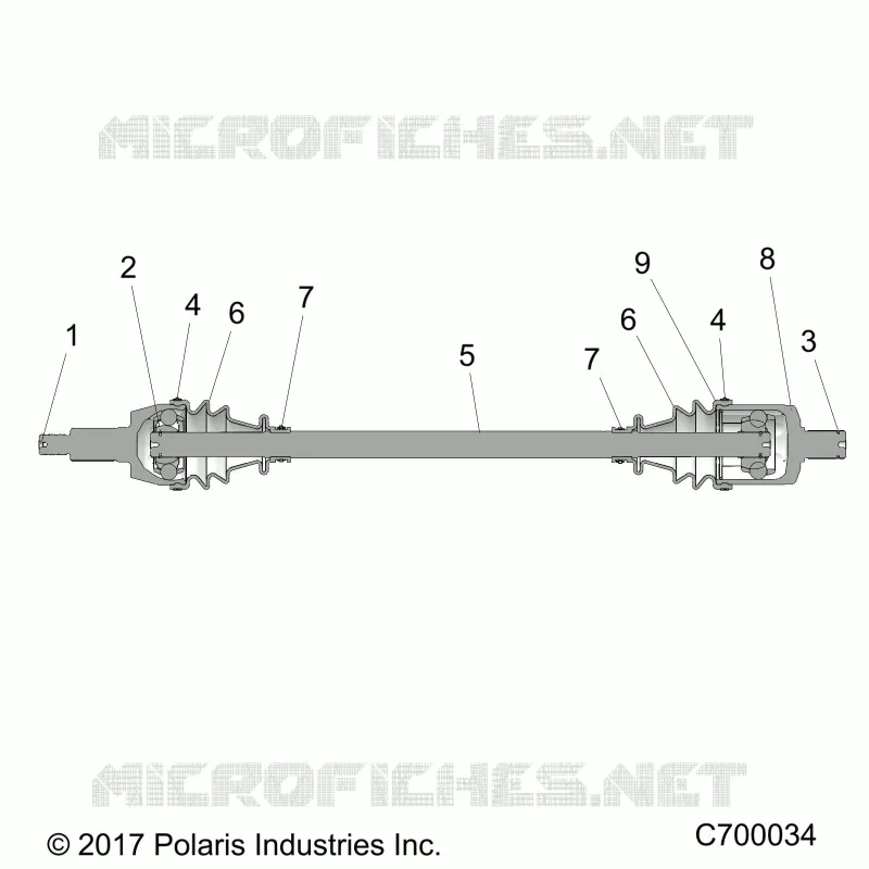 DRIVE TRAIN, ANTERIORE ALBERO MEZZO