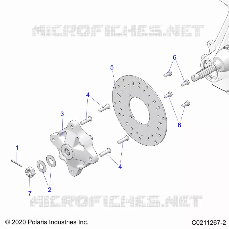 SOSPENSIONI ANTERIORI HUB AND BRAKE DISC