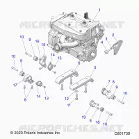 MOTORE, MOUNTING & LONG BLOCK
