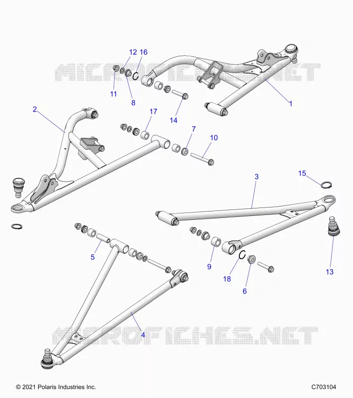 SOSPENSIONI ANTERIORI CONTROL ARMS