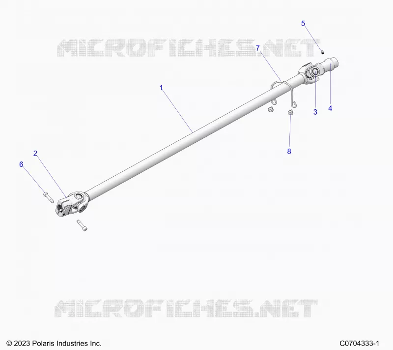 TRASMISSIONE, FRONT PROP SHAFT