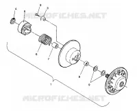 FRIZIONE DRIVEN ASSEMBLY TRAIL DELUXE/0930243 (4923222322028A)