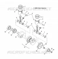 MOTORE, PISTON AND CRANKSHAFT