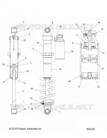 AMMORTIZZATORE POSTERIORE TRACK (7040566)