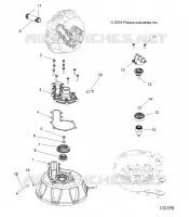ENGINE, COOLING SYSTEM AND POMPA DELL'ACQUA