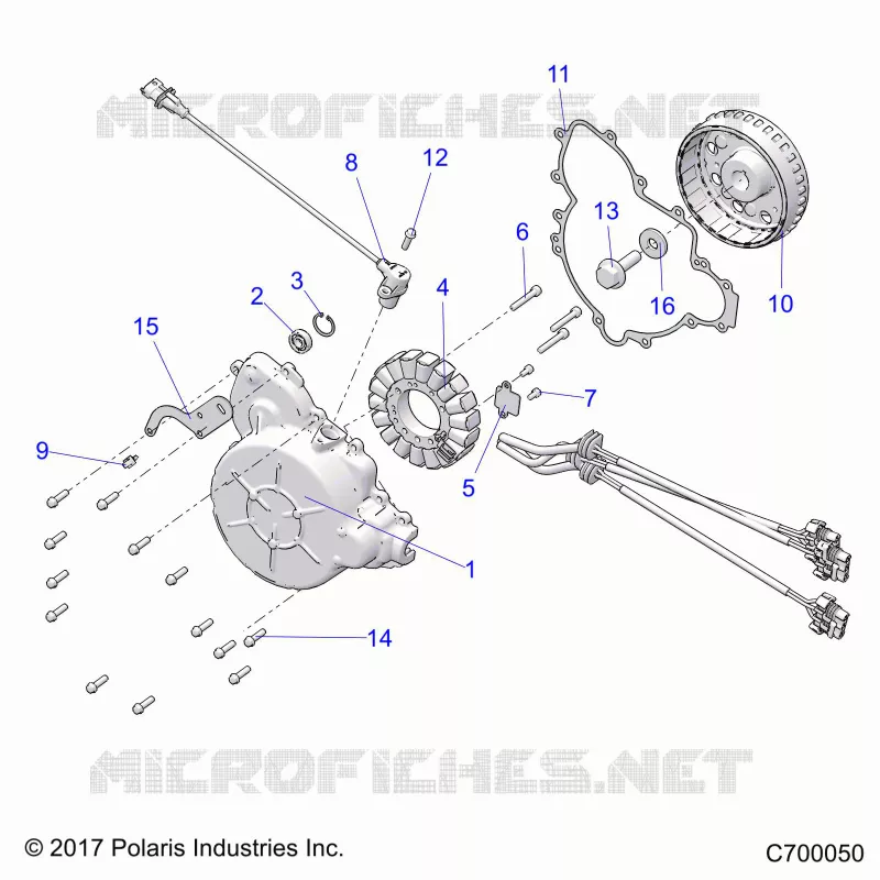 ENGINE, STATOR AND FLYRUOTA
