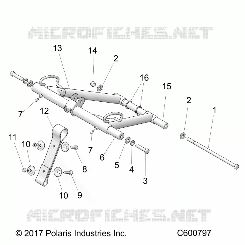 SUSPENSION, ANTERIORE COPPIA ARM