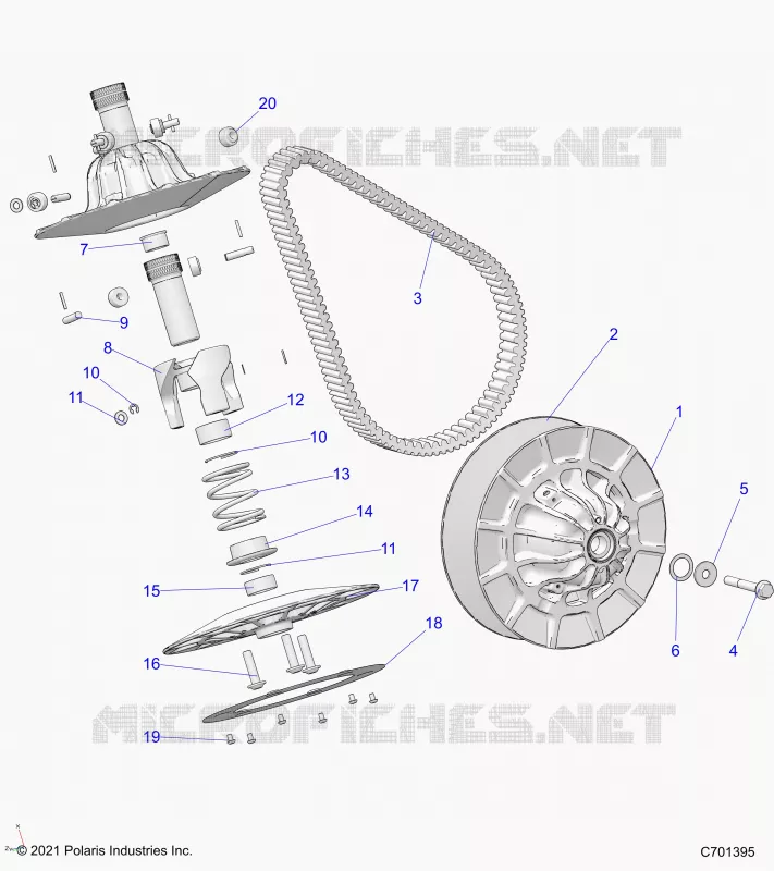 TRASMISSIONE, SECONDARY CLUTCH
