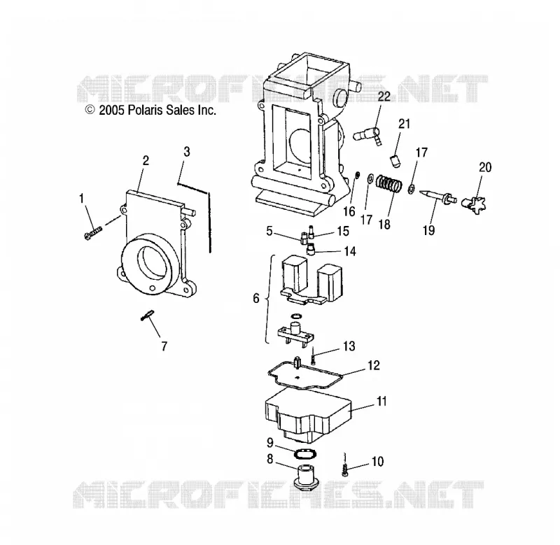 MOTORE, CARBURATORE, LOWER