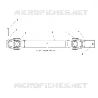 DRIVE TRAIN, FRONT PROP ALBERO
