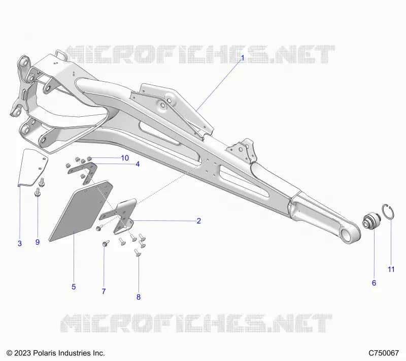 SUSPENSION, TRAILING ARMS