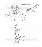 MOTORE, CARBURATORE LOWER