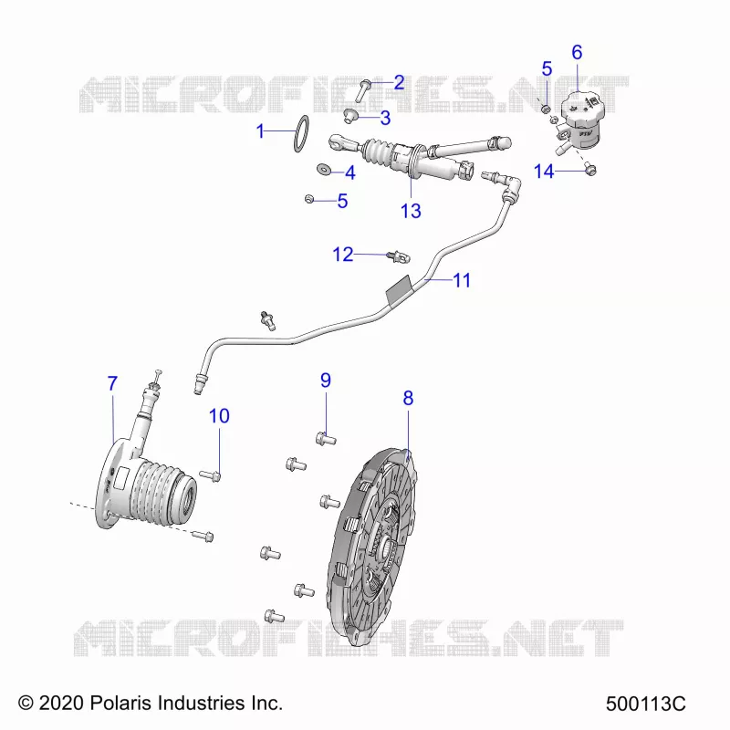 TRASMISSIONE, CLUTCH MANUAL- T23AAFGB/HB/PGD/HD/RGB/HB OPTIONS (500113C)