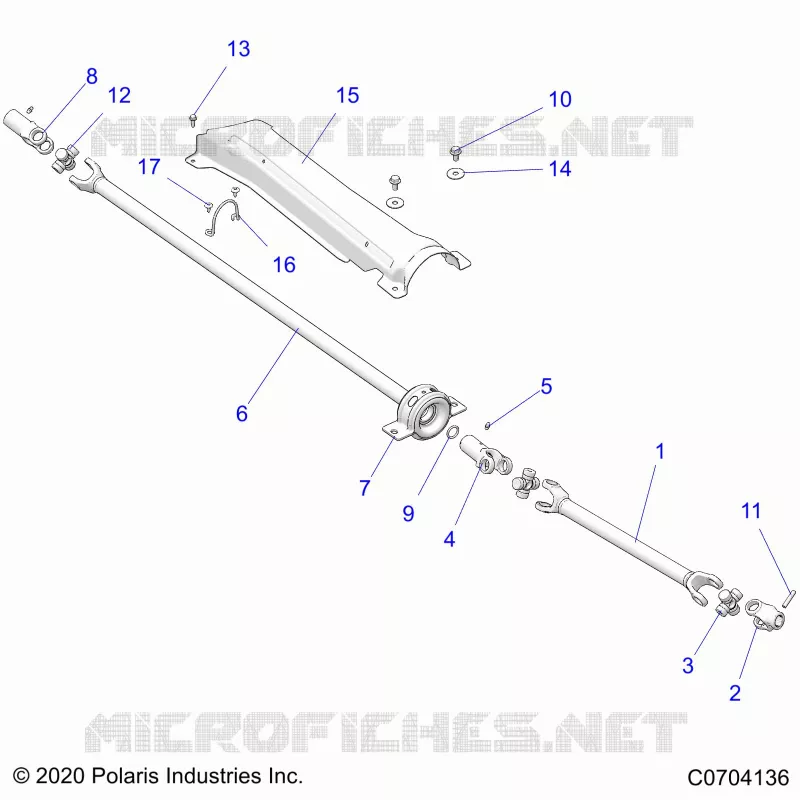 TRASMISSIONE, FRONT PROP SHAFT