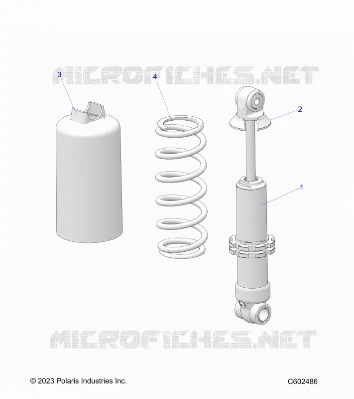 SUSPENSION, SHOCK ANTERIORE TRACK