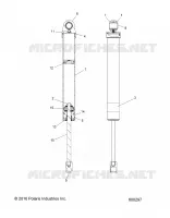 SUSPENSION, AMMORTIZZATORE POSTERIORE TRACK (7044428)