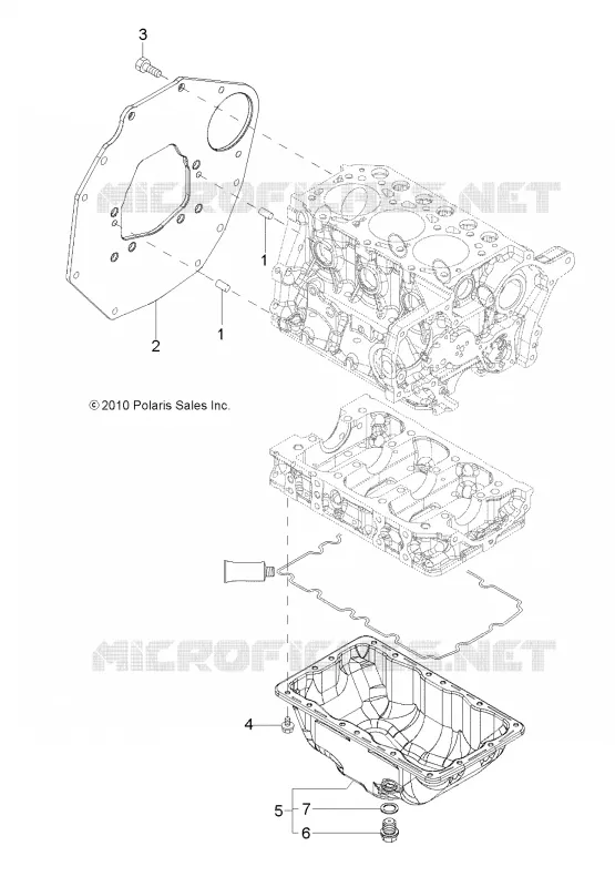 MOTORE, MOUNTING FLANGE and COPPA DELL'OLIO