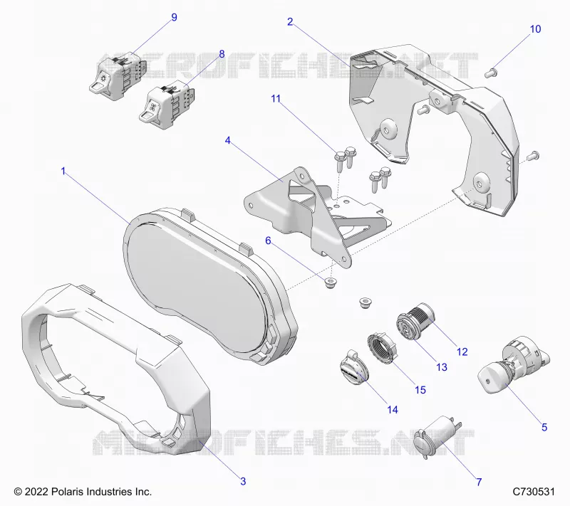 ELETTRICO, DASH INSTRUMENTS AND CONTROLS