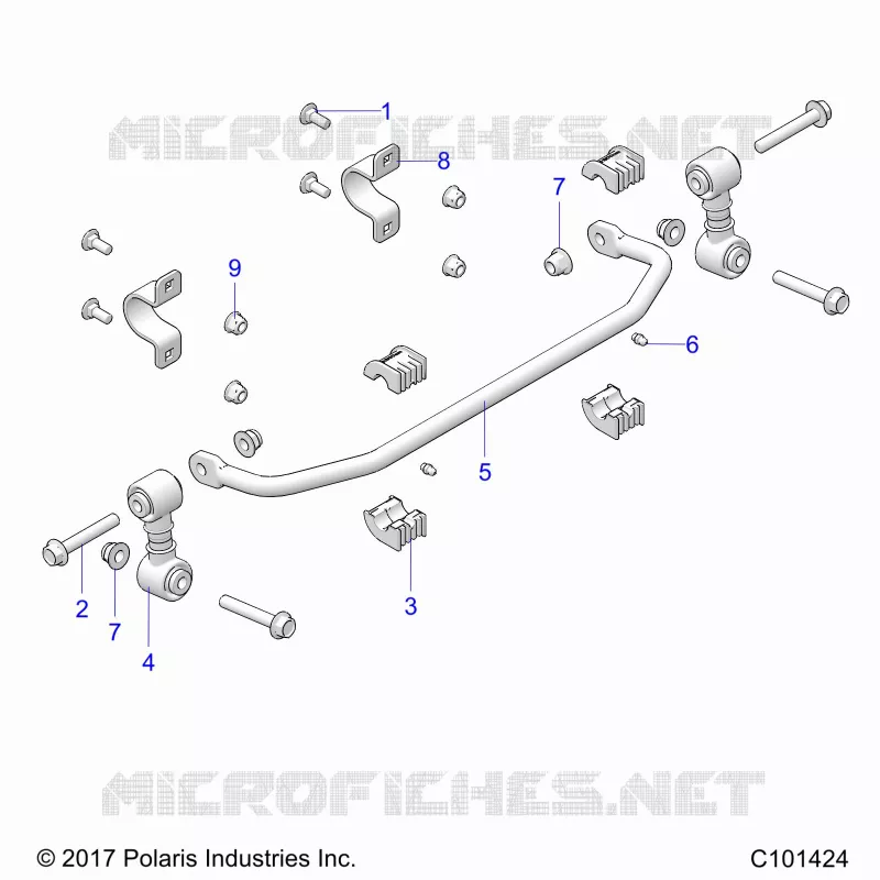 SUSPENSION, BARRA DI STABILIZZAZIONE, FRONT