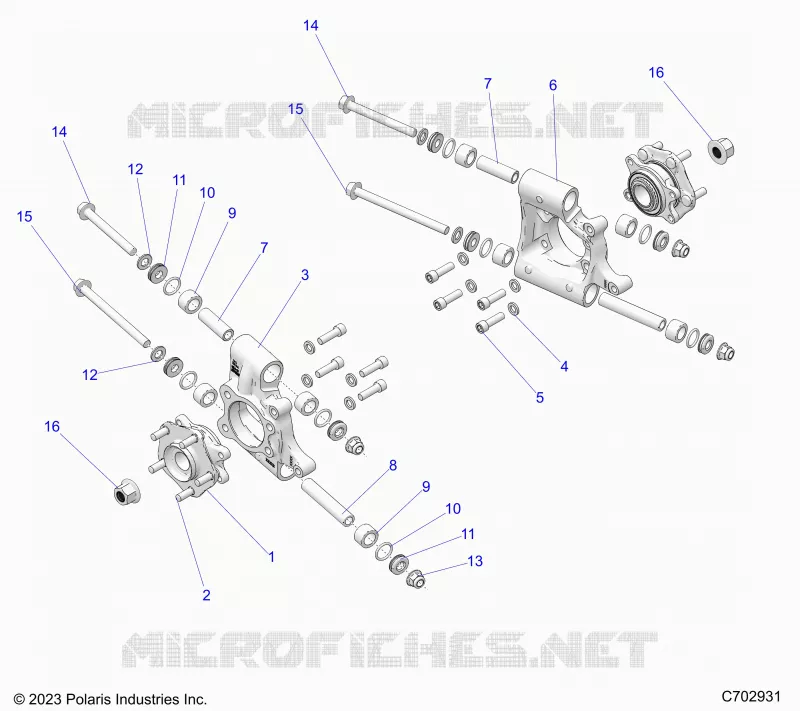SUSPENSION, PORTAPACCHI POSTERIORE