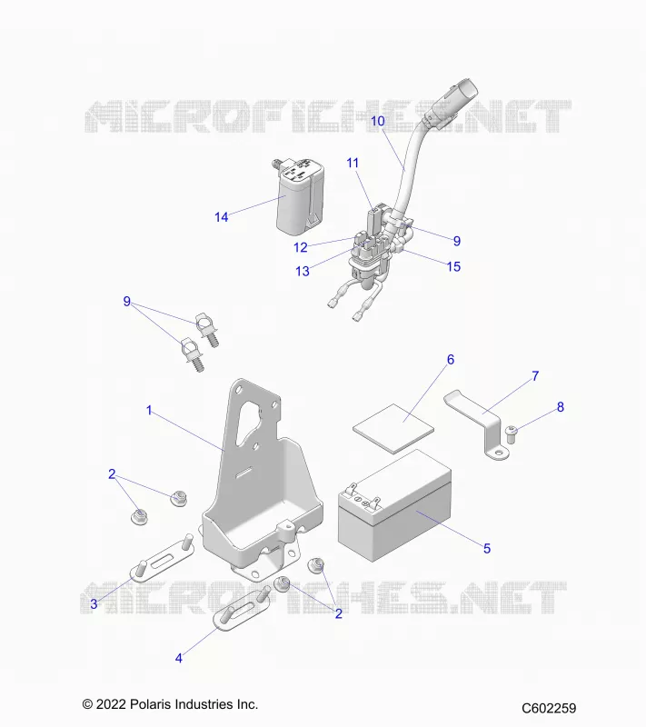 ELETTRICO, BATTERY, MANUAL START POWER UP COMPONENTS