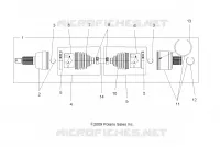 DRIVE TRAIN, ALBERO DI TRASMISSIONE, REAR