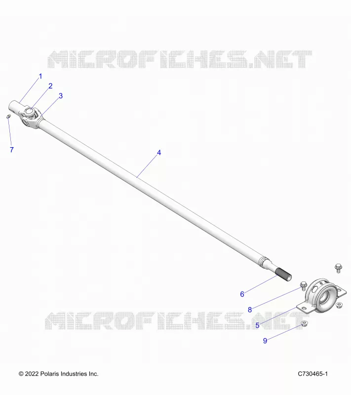 TRASMISSIONE, REAR PROP SHAFT