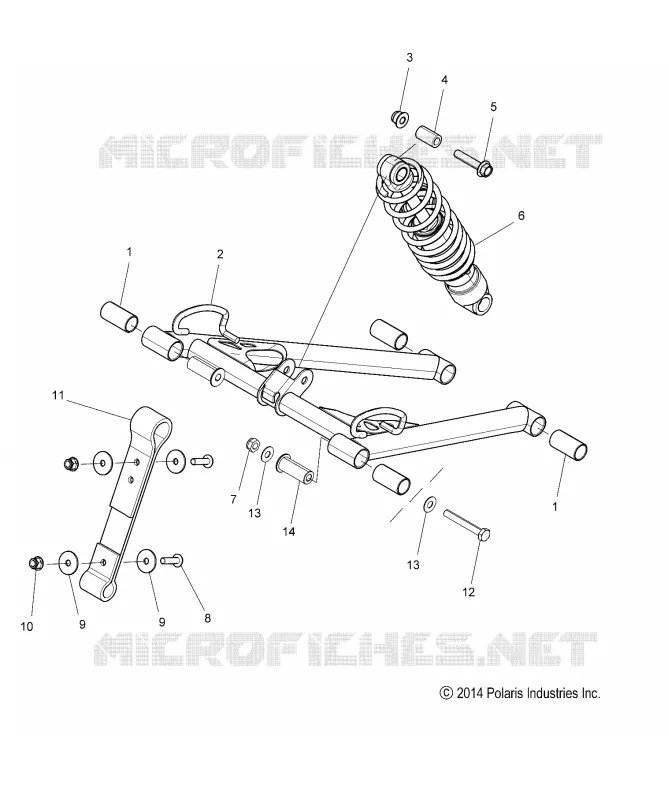 SUSPENSION, ANTERIORE COPPIA ARM