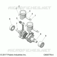 ENGINE, PISTONE & ALBERO MOTORE