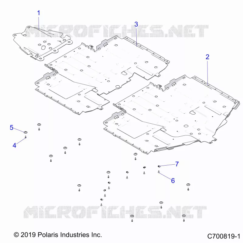 CHASSIS, SCIARED PLATES