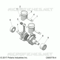 ENGINE, PISTONE & ALBERO MOTORE