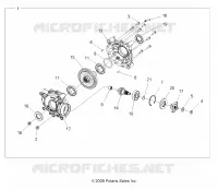 TRASMISSIONE, REAR GEARCASE INTERNALS