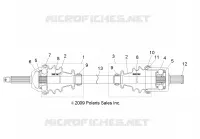 DRIVE TRAIN, TRANSMISSIONE ANTERIORE SHAFT