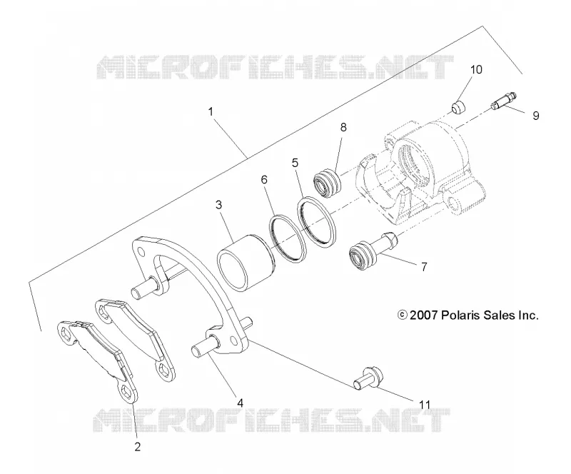 FRENO POSTERIORE CALIPER