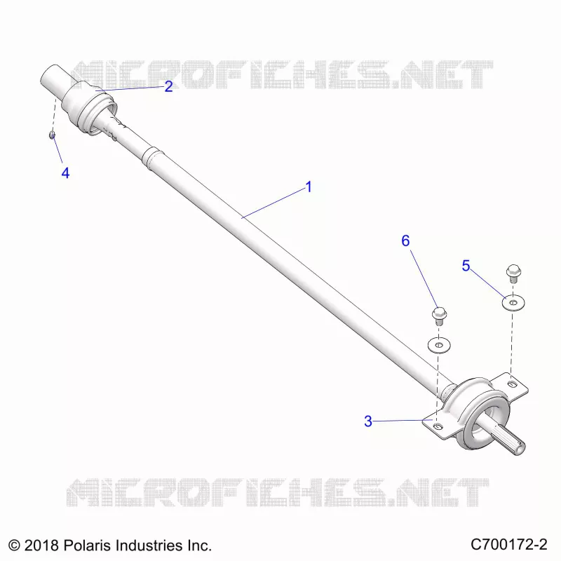 TRASMISSIONE, REAR PROP SHAFT