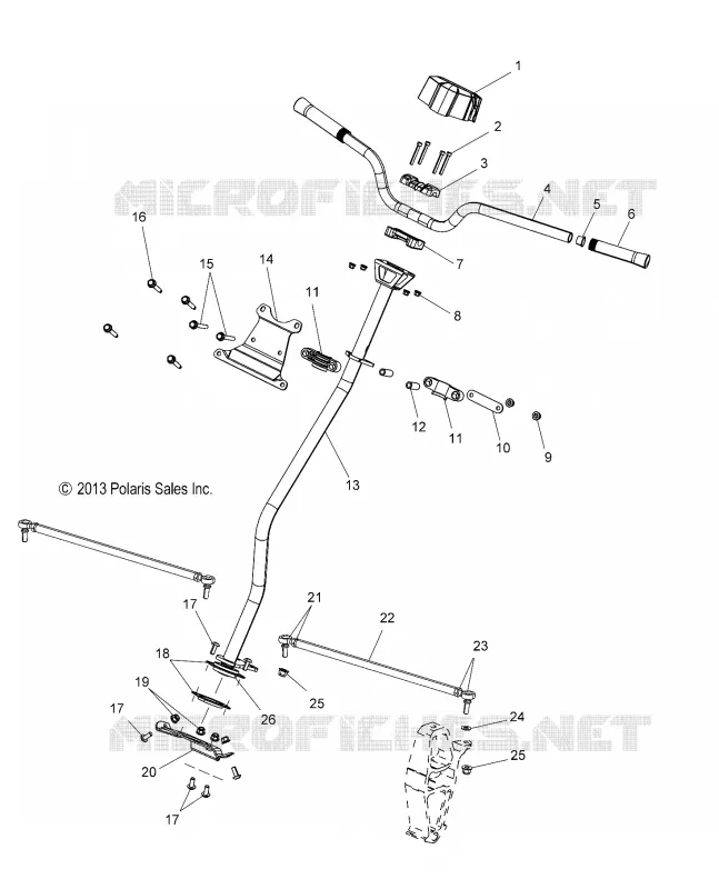 TIMONE, H-BAR, TIMONE POST, TIE ROD