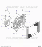 ENGINE, SISTEMA DI RAFFREDDAMENTO, RADIATOR, FAN & OVERFLOW BOTTLE