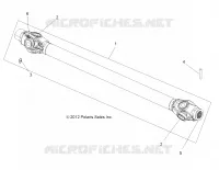 DRIVE TRAIN, PROP ALBERO, FRONT